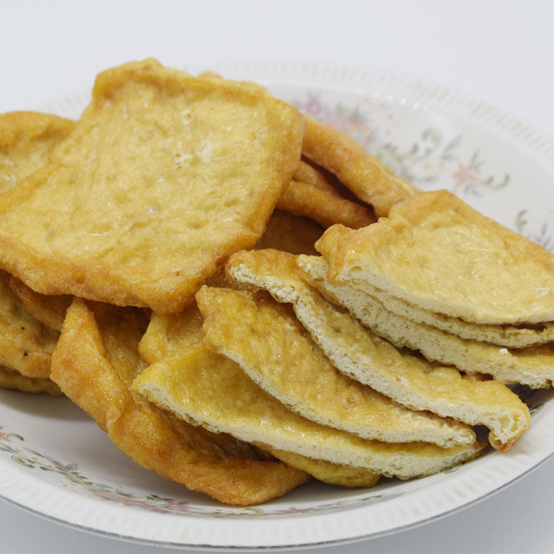 豆腐农家油炸生腐火锅安徽桐城特产空心片松包点