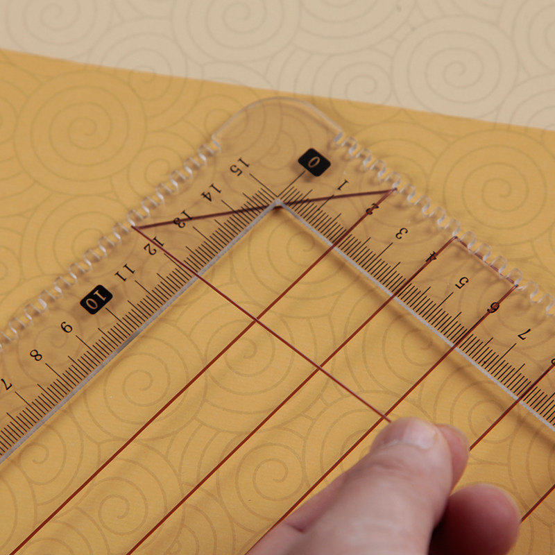 方格书法打格尺刻度尺无痕打格神器格线小楷尺子文房四宝