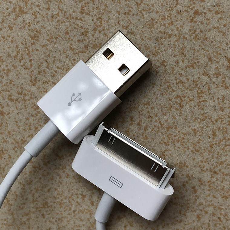 适用苹果iphone4原装4s数据线ipad2 3平板充电器头正品touch4宽口