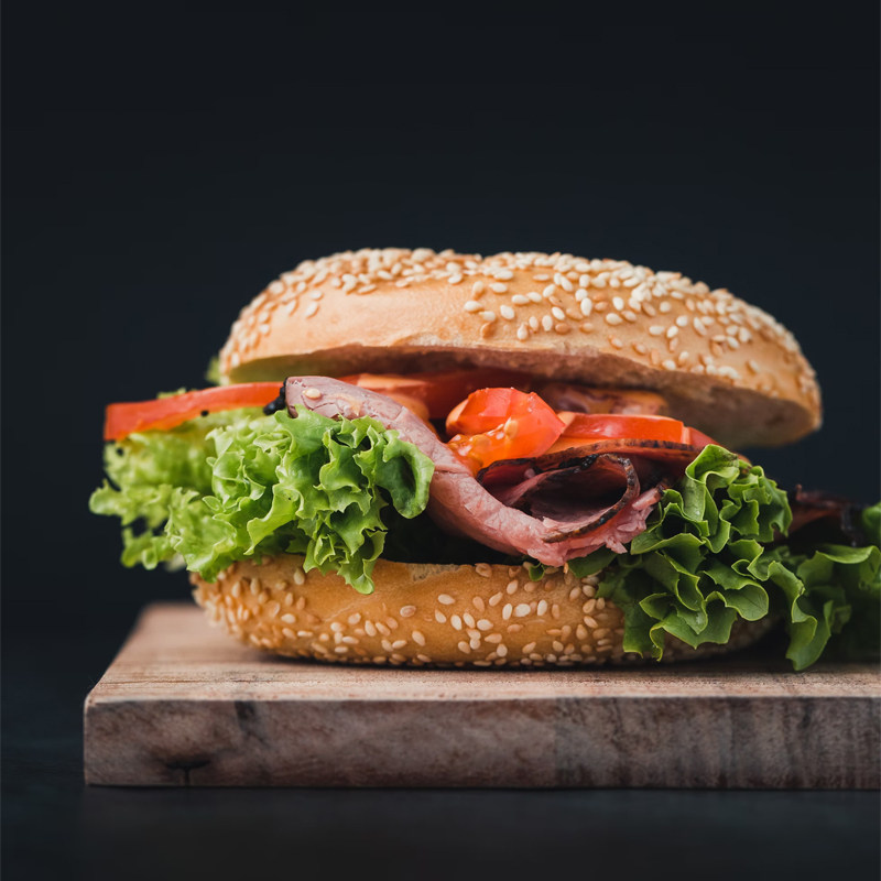 牛肉荷美尔帕斯雀牛切片腌制冷冻沙拉面包汉堡牛肉卷