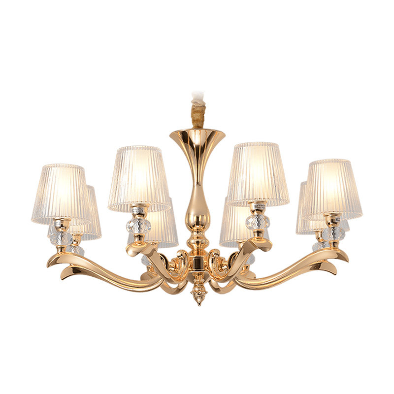 华艺灯饰欧式吊灯轻奢北欧灯具客厅灯卧室餐厅水晶创意现代简约