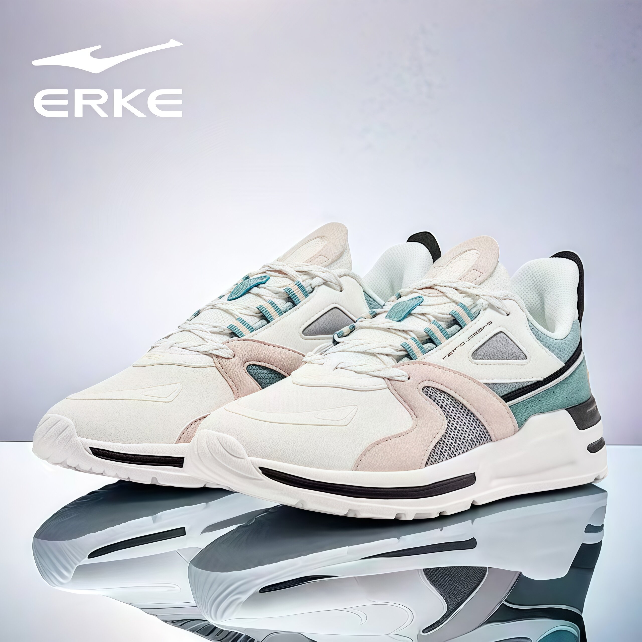 鸿星尔克女鞋春季新款软底轻便跑步鞋