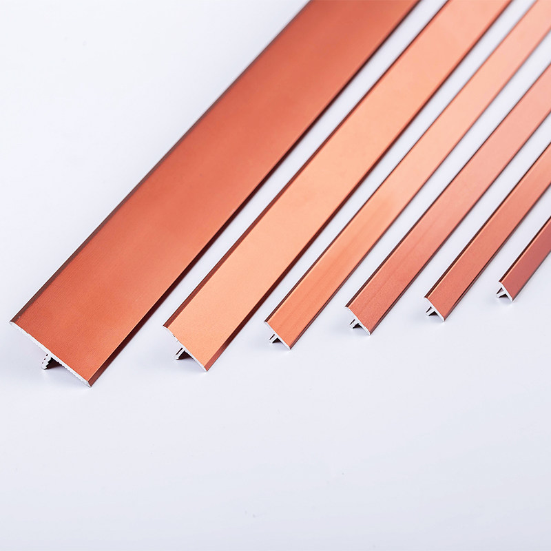 铝合金t型背景墙面装饰压条收边条瓷砖t字型平扣收口条 t字吊顶条