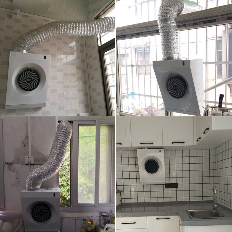 排气扇厨房油烟排风扇墙壁6寸换气扇静音管道抽风机强力排风机