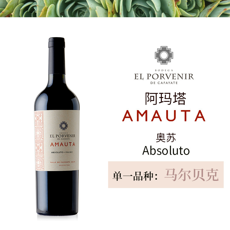 阿根廷经典老夫子马尔贝克果味干红口味浓郁丹娜干红静态葡萄酒
