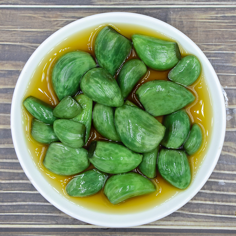 大蒜伴蒜腊八正宗绿蒜醋泡蒜糖蒜甜蒜腌蒜头腌制