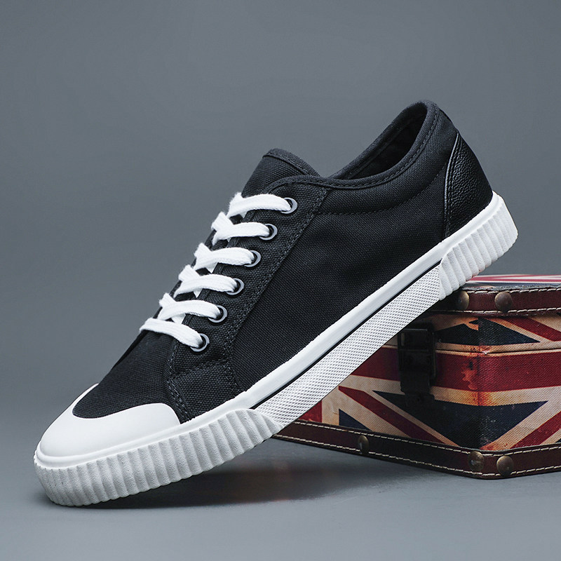 2021春夏帆布布鞋男女女士低帮情侣白色休闲鞋休闲板鞋