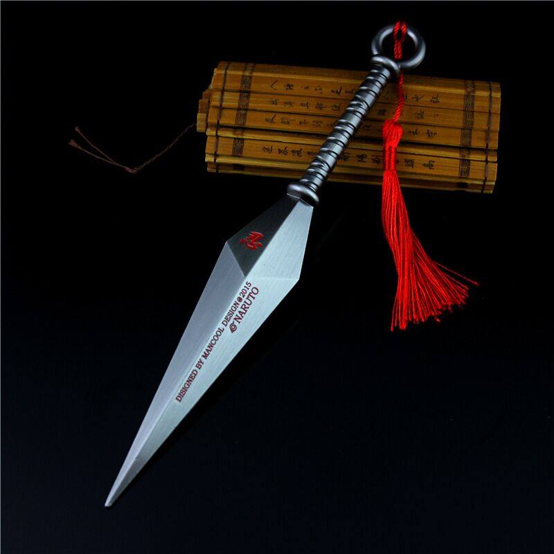 火影忍者武器周边苦无手里玩具鸣人飞雷雷神cos游戏实物周边