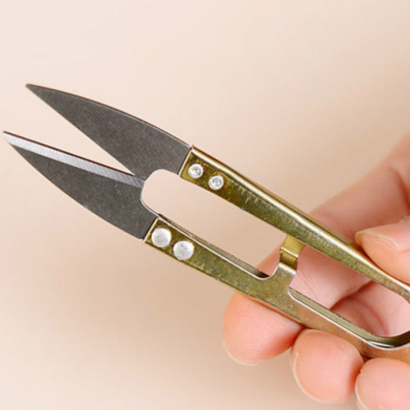线头剪刀十字绣裁缝家用剪子小号绣花缝纫专用剪刀
