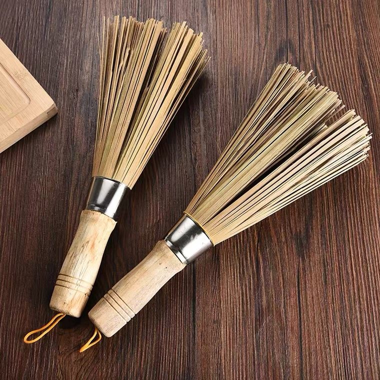 竹锅刷竹刷子老式环保天然竹丝炊帚筅帚刷锅厨房厨房用刷