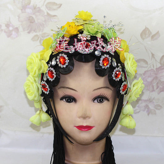 戏曲头饰春闺梦舞蹈头饰高还原春闺梦头饰仿真戏曲头套