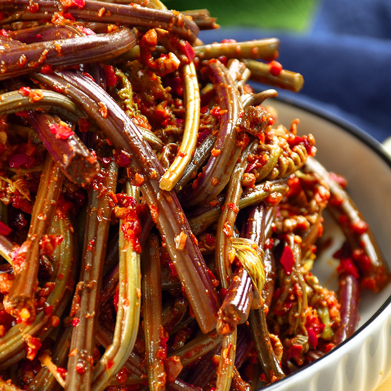 韩国泡菜即食腌制新鲜蕨菜东北北朝鲜下饭饭菜腌制