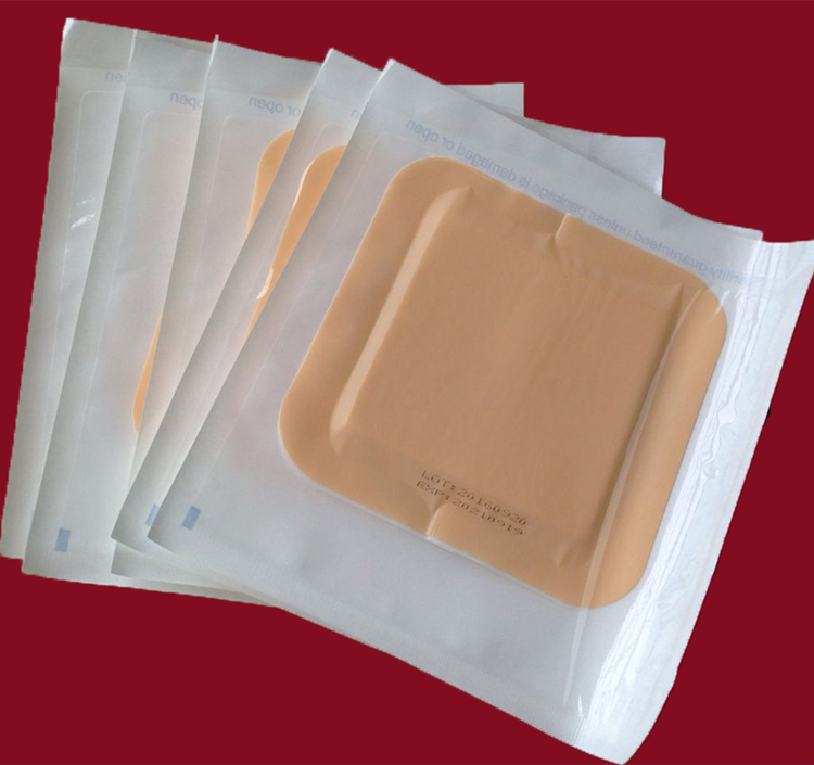 医用灭菌泡沫敷料贴烧烫伤褥疮压疮渗液吸收伤口防水贴15cm*15cm