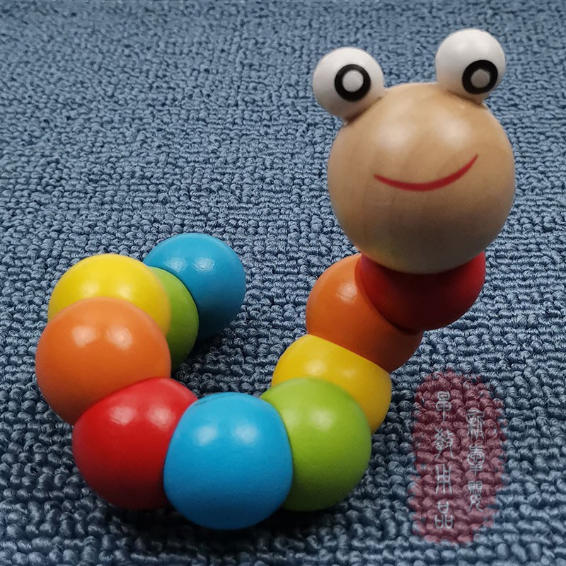 扭扭毛毛虫百变彩色积木早教中心幼儿园上课亲子其它早教玩具类