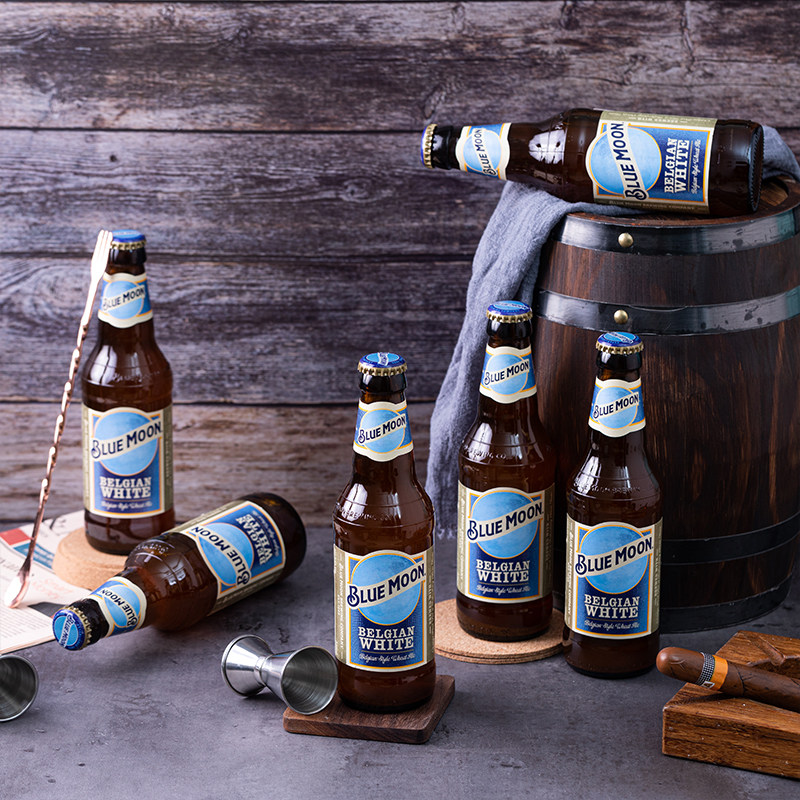 原装进口蓝月啤酒布鲁姆比利比利时时风味精酿白blue啤酒