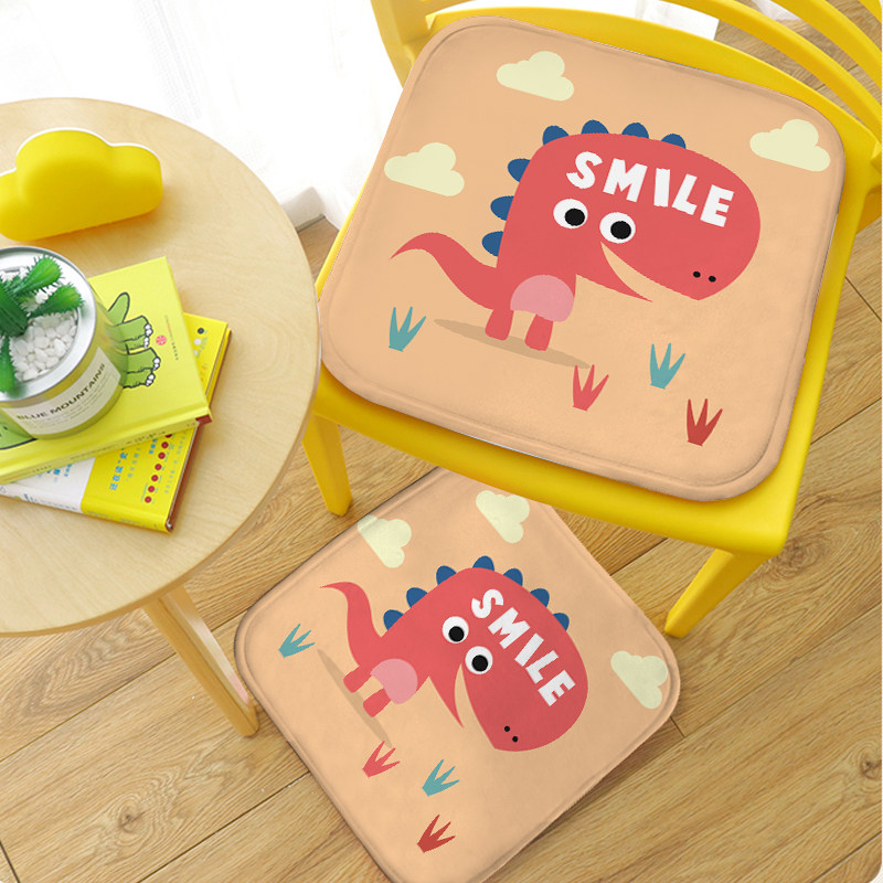 卡通恐龙宝宝幼儿园坐垫儿童椅垫小学生保暖椅子椅垫