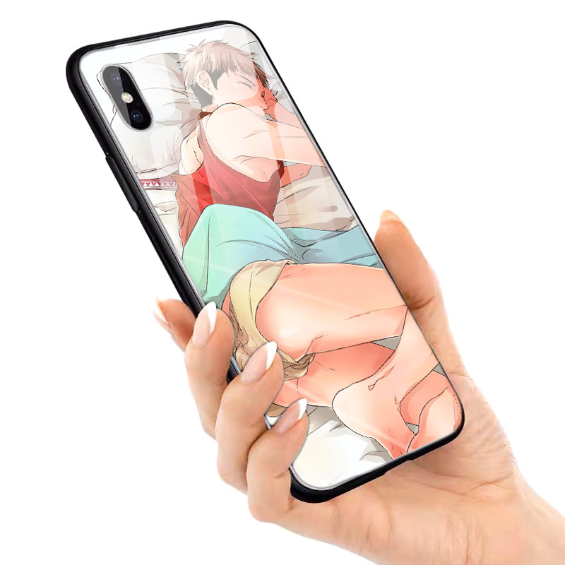 小受零gay玻璃手机壳适用苹果xsmax华为p40 nova6 vivox21 nex k3