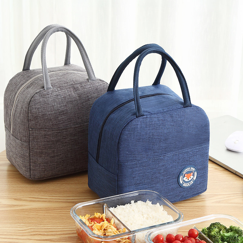 铝箔带饭包简约加厚袋子饭盒外出时尚保温上班饭盒袋