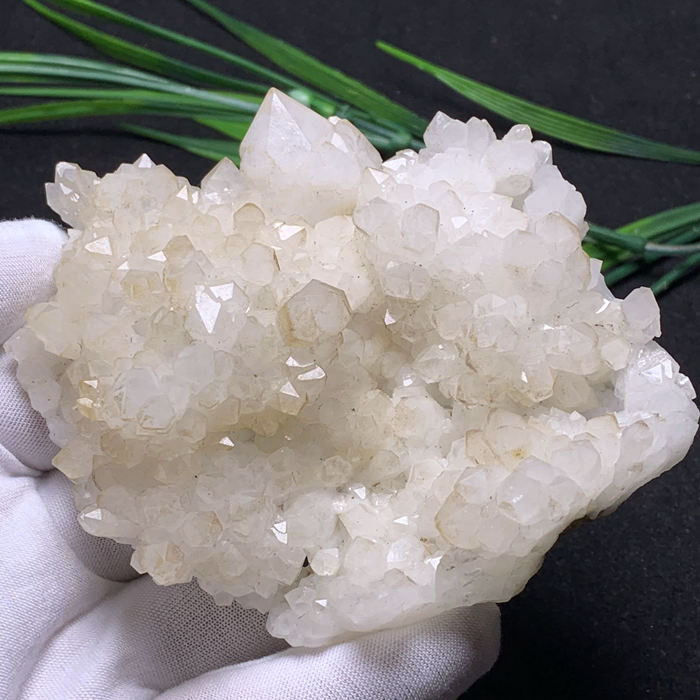 水晶天然消磁稀少骨干晶亮幻影原石净化白水晶奇石