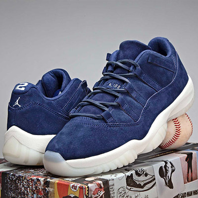 【nipper】air jordan 11low re2pect aj11低帮 蓝麂皮av2187-441