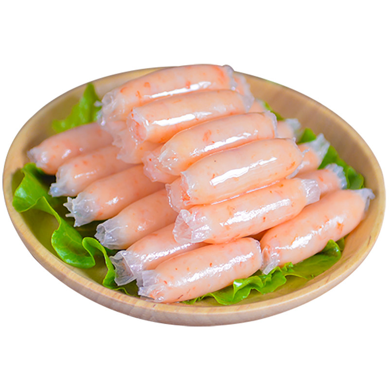 虾滑豆捞火锅食材唐人脆皮250g肠虾小肠一口虾类制品