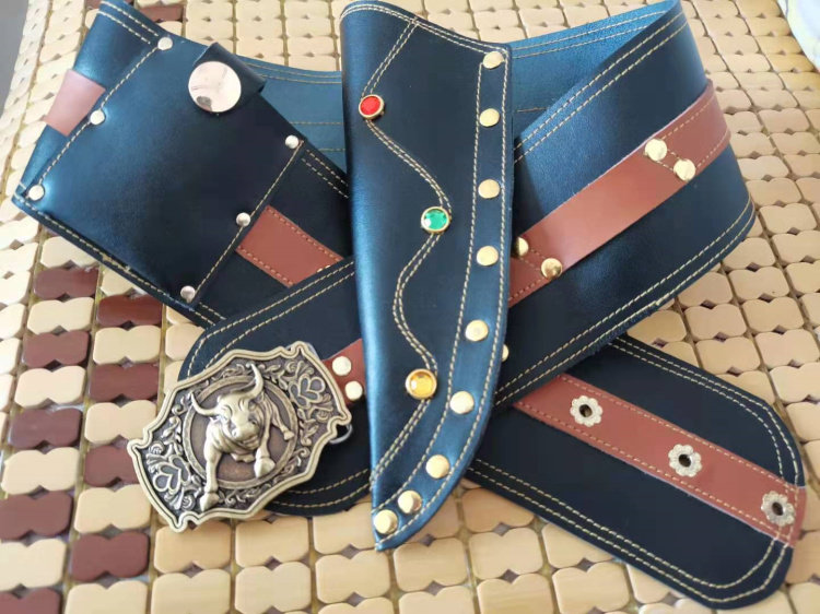 手工手工制制作第二豪华铁板烧专用腰带刀鞘加腰腰带