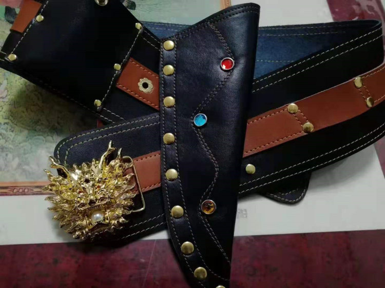 手工手工制制作第二豪华铁板烧专用腰带刀鞘加腰腰带