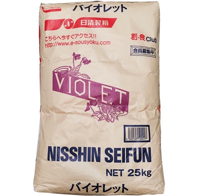 日本进口日清紫罗兰低筋面粉薄力小麦粉2.5kg散装蛋糕曲奇饼烘焙