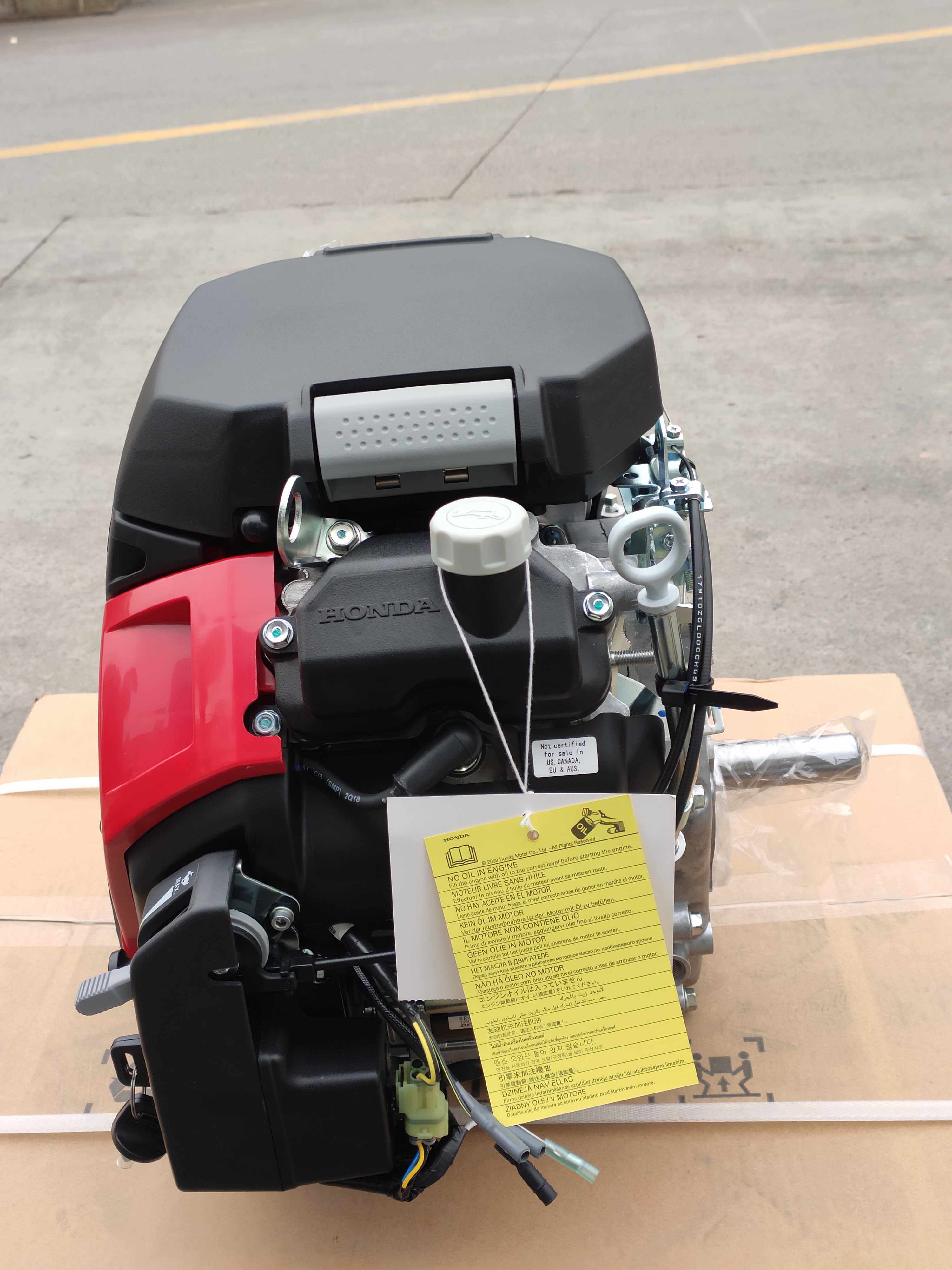 嘉陵honda本田gx630汽油双缸发动机254t28575mm汽油机