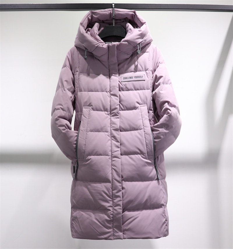 杰奥羽绒服女中中长2022年新款加厚鹅绒修身商场品牌羽绒服