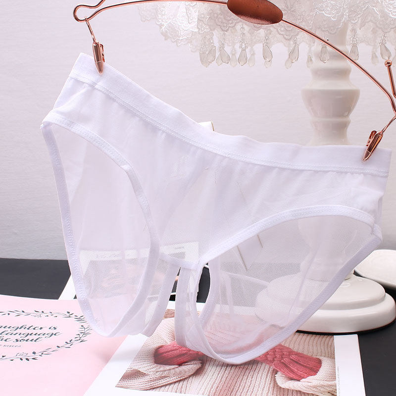 透明女裤事用房事火辣低腰诱惑不要开大蝴蝶结女三角裤