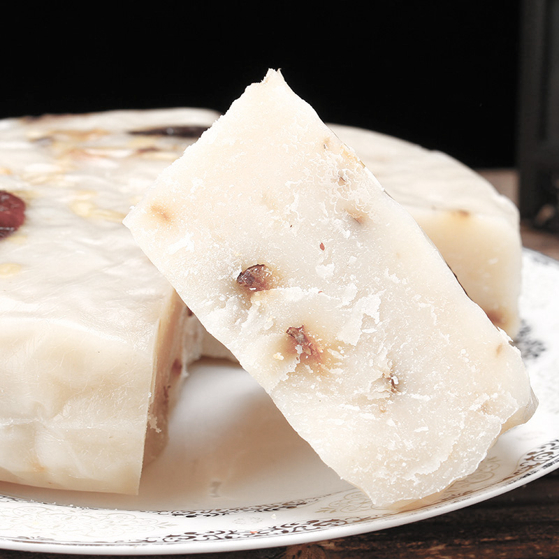 正宗上海特产崇明糕白糕纯手工农家糯米糕团传统糕点点心2斤散装