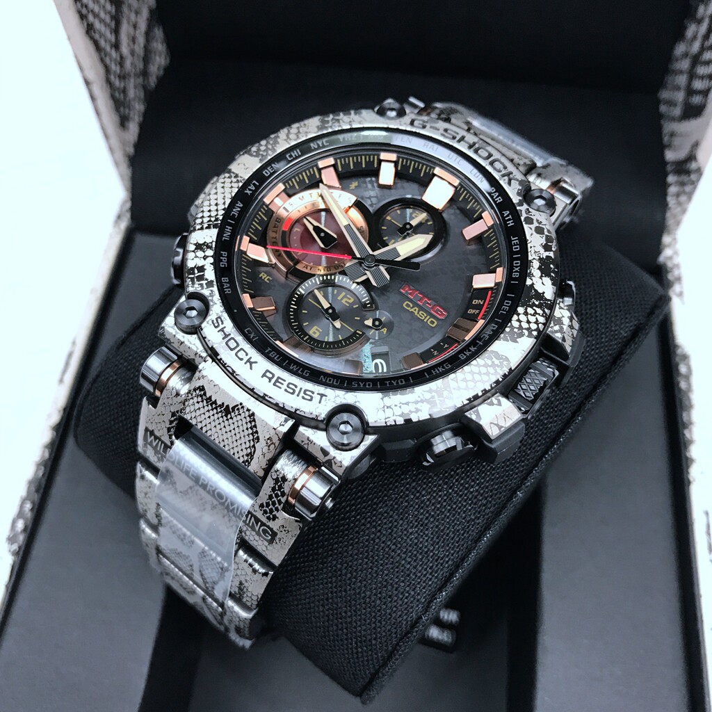 卡西欧casio太阳能g-shock手表gst-b100xa-1a碳纤维表盘男表