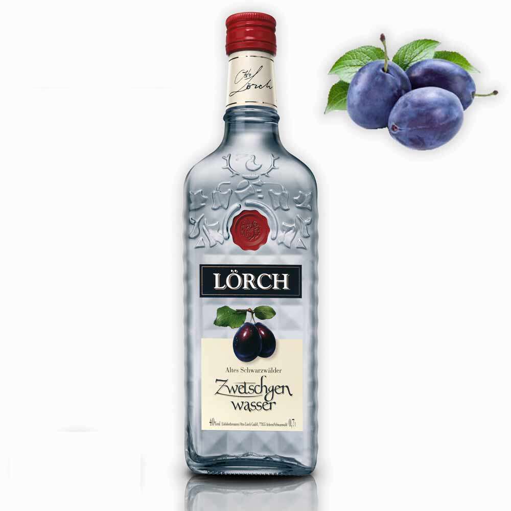 德国进口洛奇loerch蓝李烈酒蒸馏zwetschgenwasser700ml白兰地