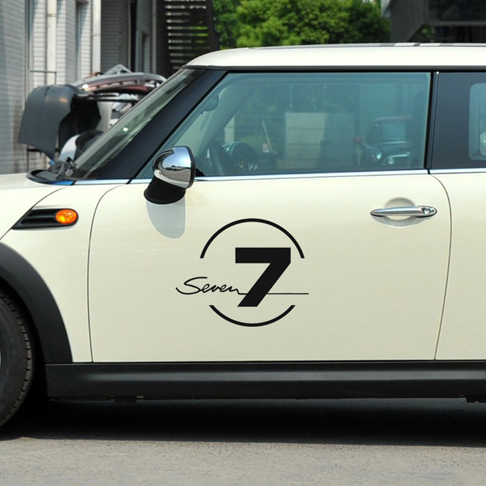 车身车门车窗通用贴纸个性车贴圆形图案趣味汽车装饰贴