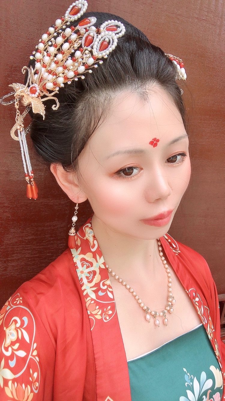 嘉怡发簪凤钗三尾红楼梦原创凤冠金丝凤头饰古装发饰