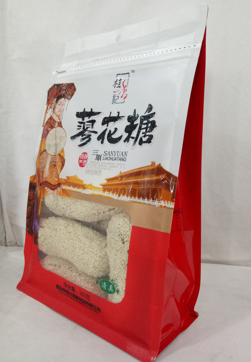 陕西特产桂香三原蓼花糖白芝麻糖果西安蜂蜜小吃零食糕点心