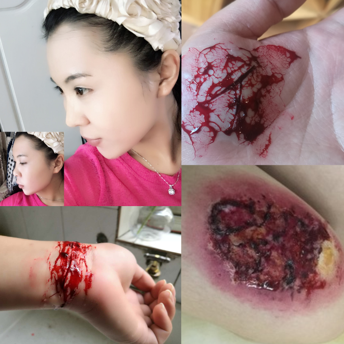 魔轩影视化妆cos肤蜡垫高做假鼻子下巴填充遮盖疤痕塑形伤效抖音