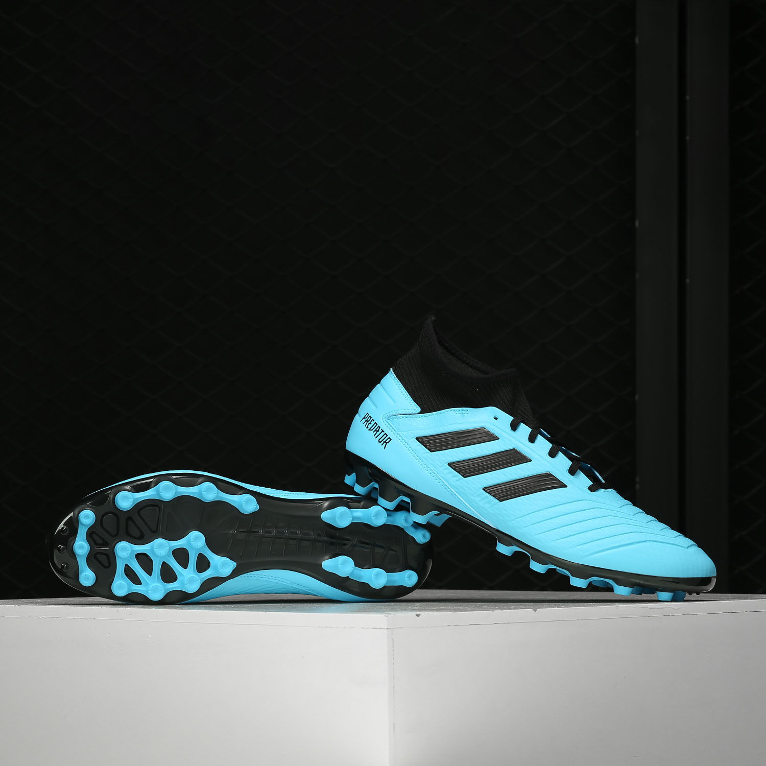 adidas阿迪达斯正品新品男子predator19.3ag足球鞋f99990足球鞋