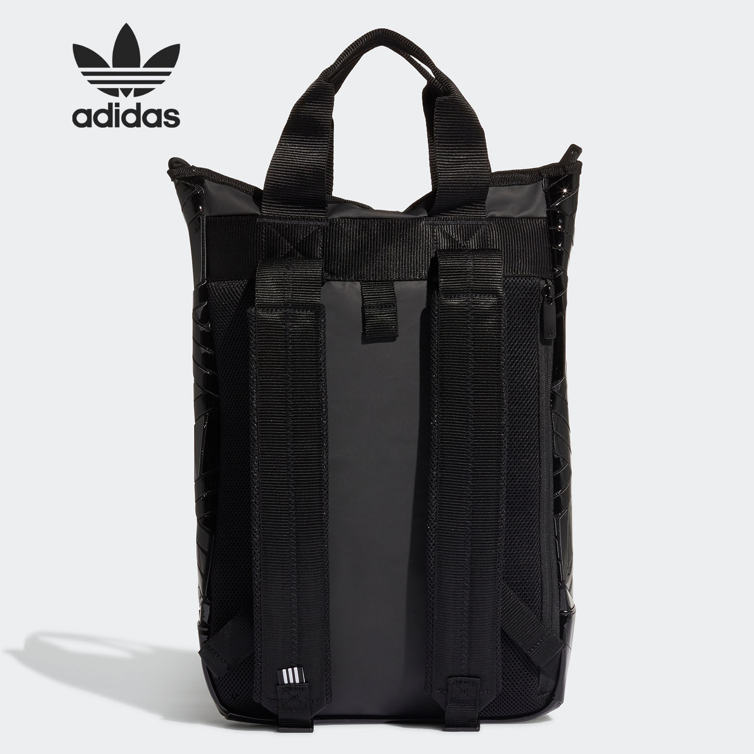 adidas阿迪达斯正品2019新款三叶草中性菱形双肩背包双肩背包