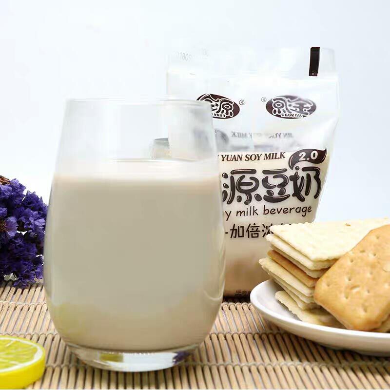 广西金源豆奶2.0加倍浓郁20袋装浓香醇厚植物蛋白饮料整箱豆浆