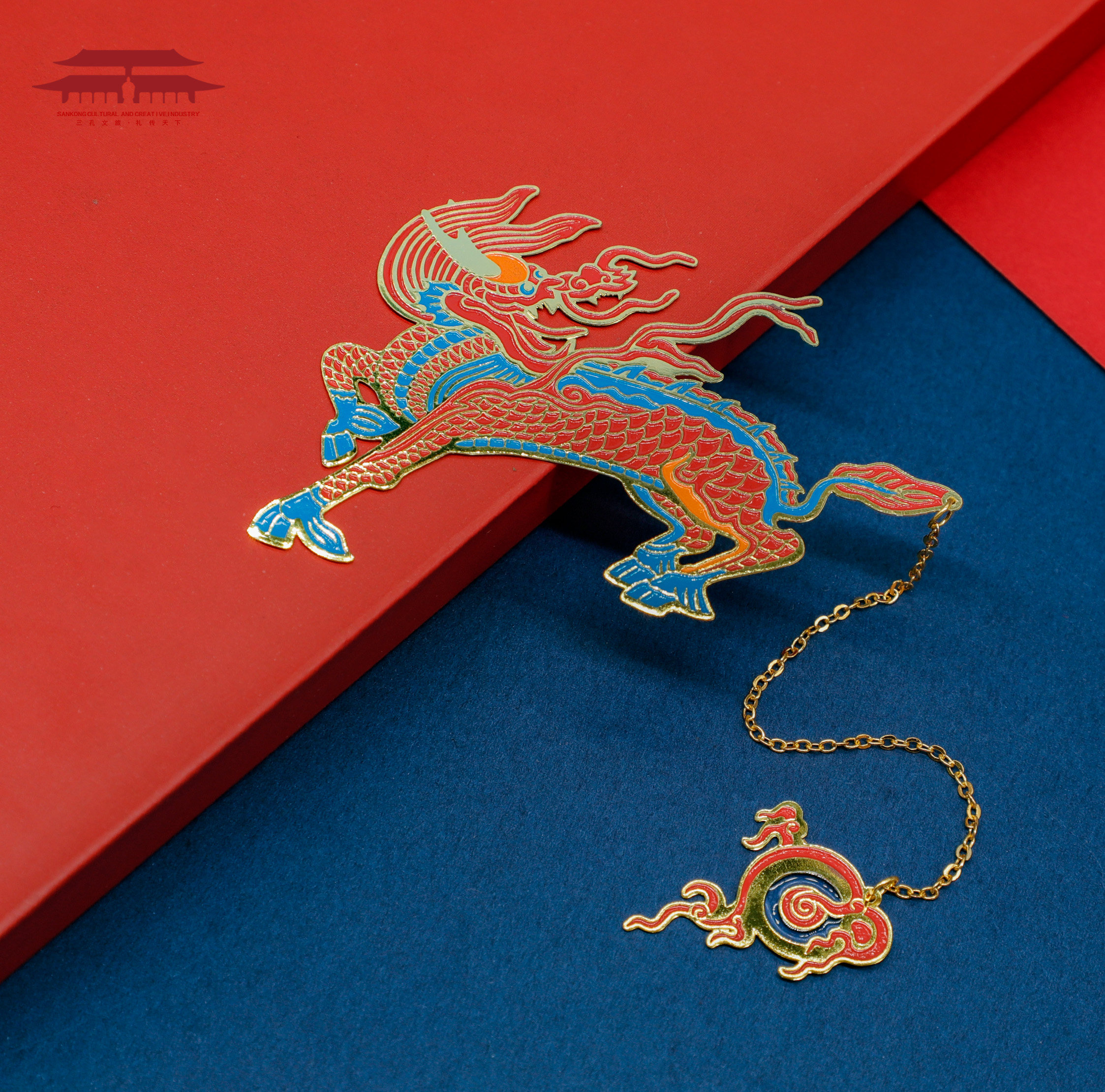 三孔景区麒麟才子逢考必过祥瑞古典中国国风书签