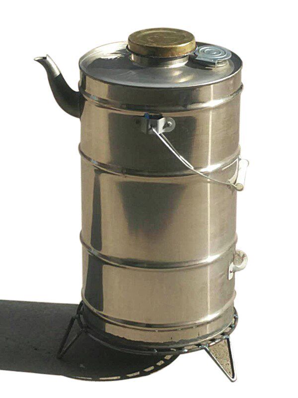 今年流行的农村家用烧柴水壶柴火炉烧水壶加厚不锈钢开水壶带底座