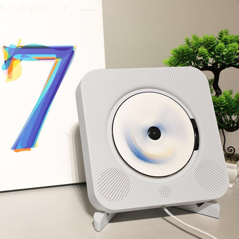 壁挂式cd播放机家用dvd影碟机高清vcd挂墙便携式cd播放机