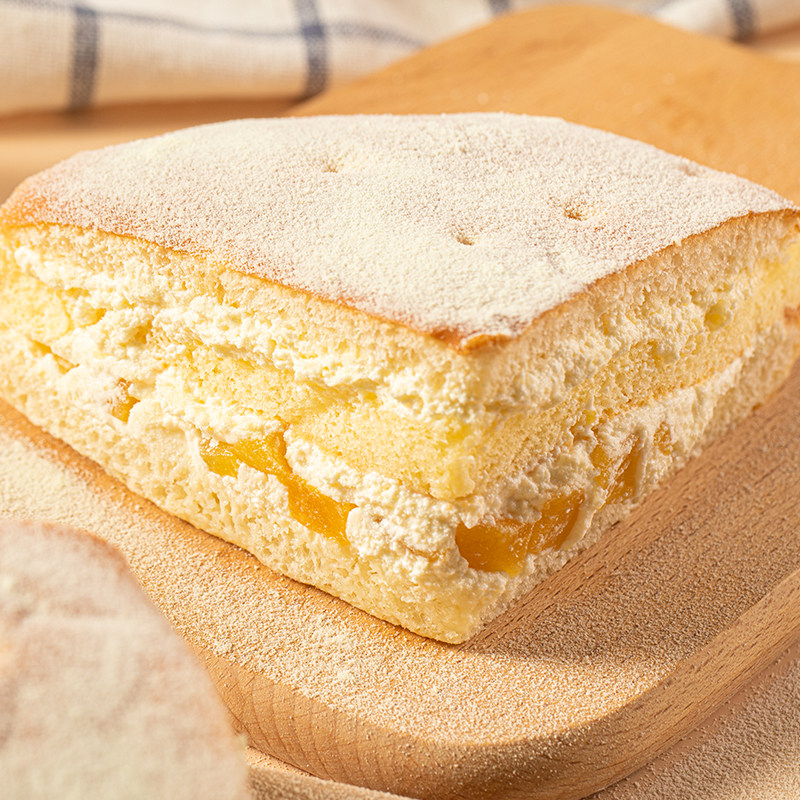 正宗苏州花园饼屋黄桃奶酪包顺丰零食小吃特产西式糕点软心先生