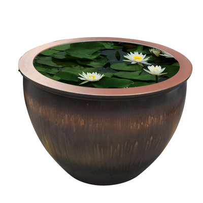 荷花缸陶瓷鱼缸特大锦鲤金鱼缸风水庭院睡莲水缸陶瓷大号家用清仓