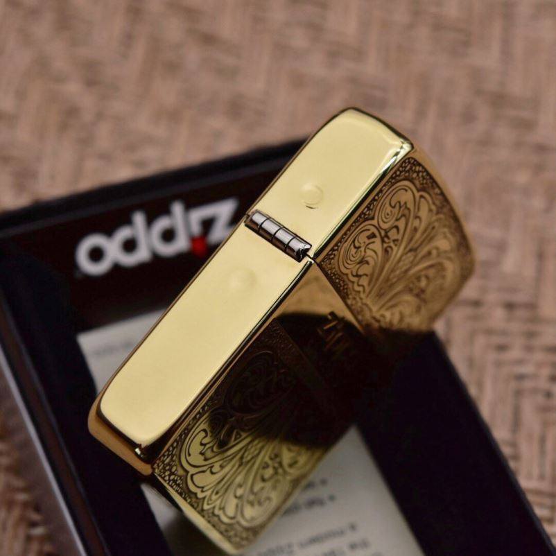 芝宝原装zippo打火机1941b精雕富贵富贵花花开zoopzippo