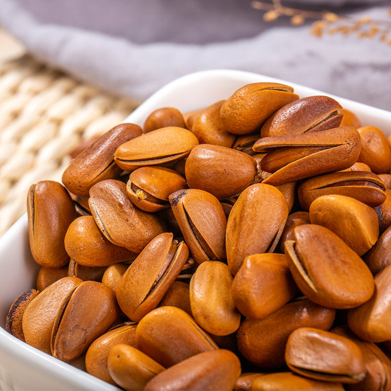 姚福记东北特大开口松子王独立小包装500g坚果散装大颗粒5斤装-mc母婴