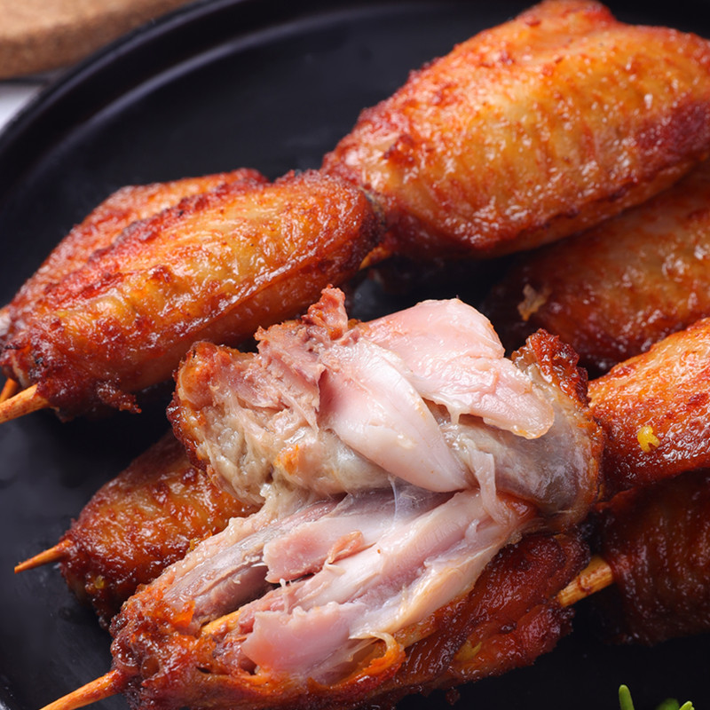 鸡翅烧烤15串新鲜冷冻半成品腌制户外bbq奥尔良生鸡翅