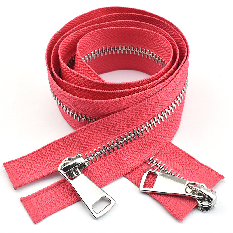 羽绒服拉链长高档双头上衣棉服金属拉锁韩版女冬衣服拉链配件百搭